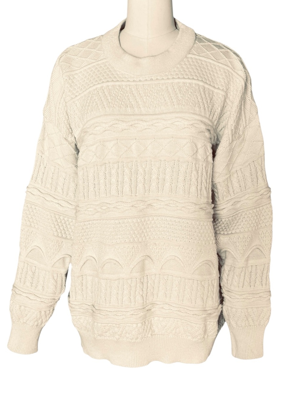 Vintage Australian Tooralie Merino Wool Coogie Fisherman Sweater